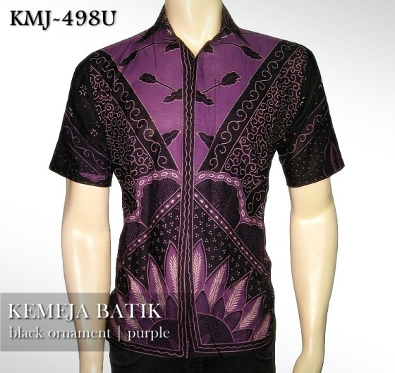KMJ-498U BLACK ORNAMENT - Purple